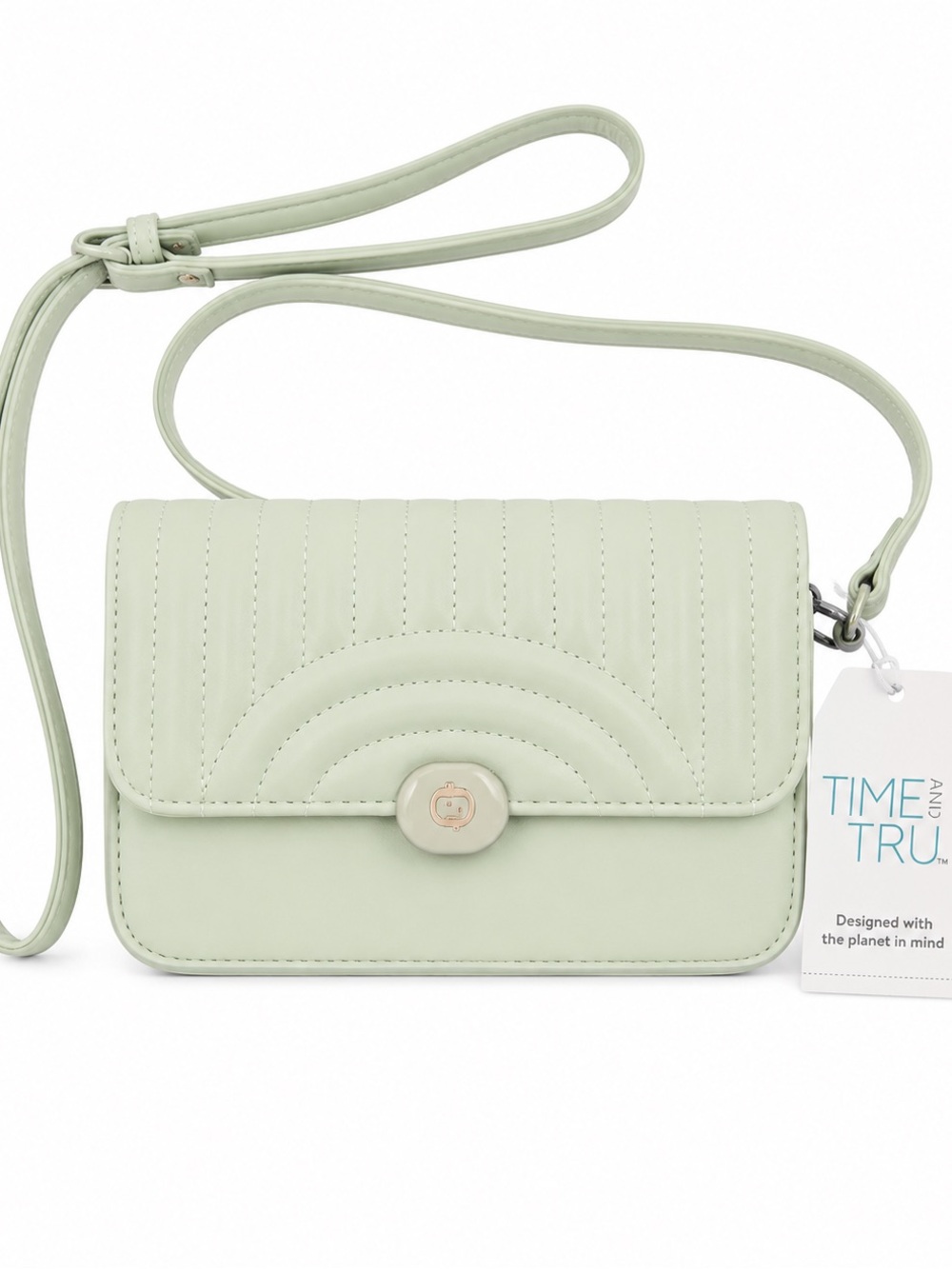 Time and Tru Wallet Crossbody 🌿 Cardholder Purse Sage Green